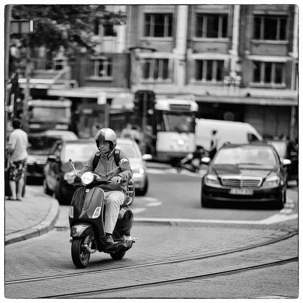 Het is even wennen, dat Italiaanse verkeer