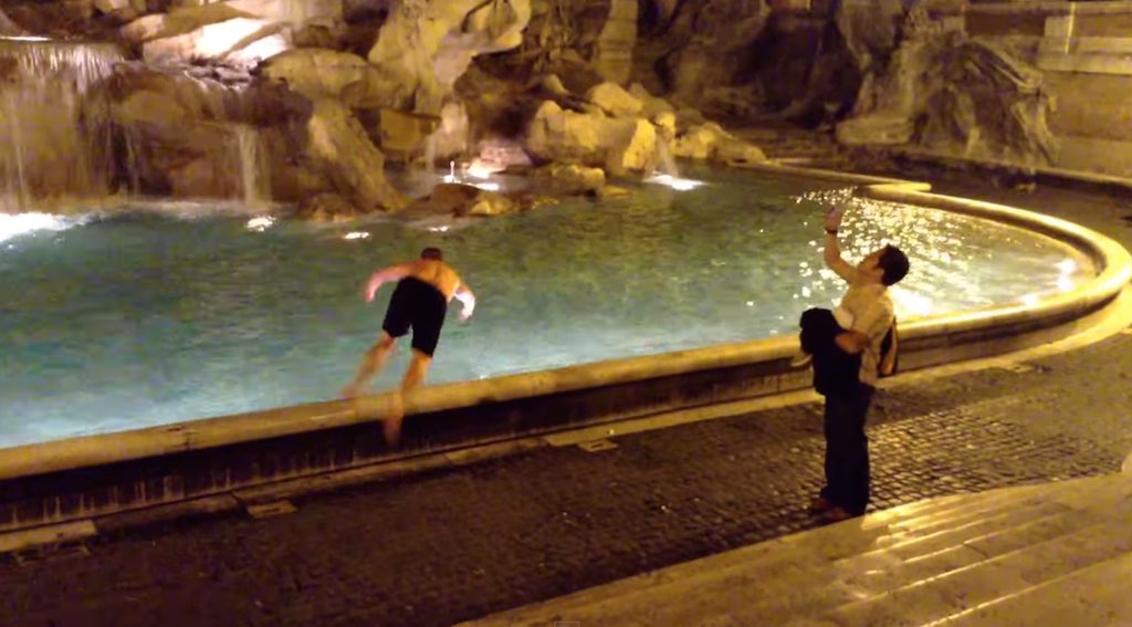 Top 10 zich misdragende toeristen in Italië