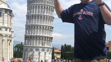 Toren van Pisa-pose clichés