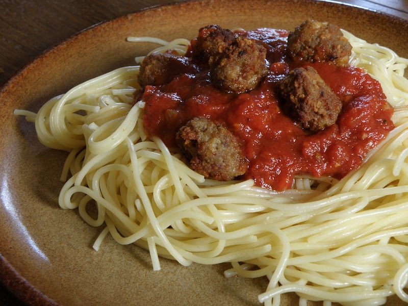 Populair Italiaanse gerecht in Amerika: spaghetti met gehaktballen