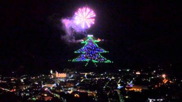 Kerst in Umbrië: grootste kerstboom ter wereld