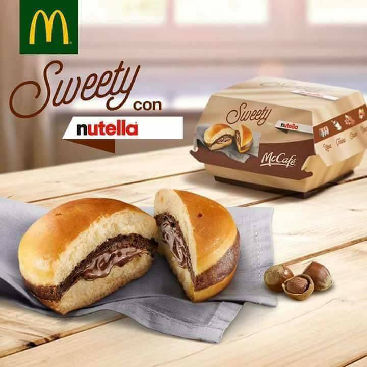 McDonald's Italië introduceert de Nutella Burger