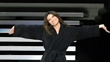 de Italiaanse badjas