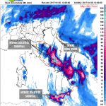 Sneeuw: Italië gaat een lang koud en wit weekend tegemoet