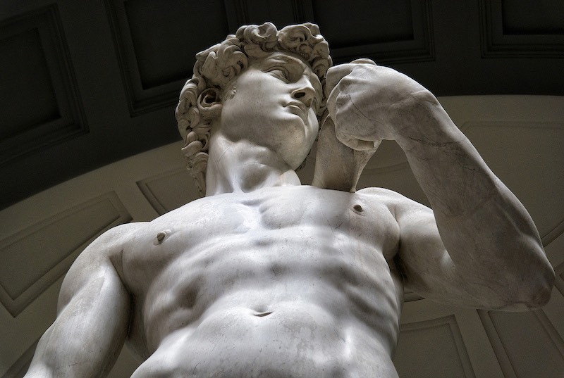 De echte David van Michelangelo
