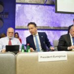 Jeroen Dijsselbloem in zijn rol als voorzitter van de Eurogroep