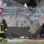 Opnieuw komt in Italië een viaduct naar beneden