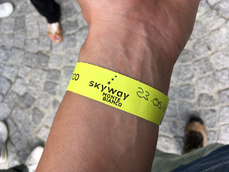 Klaar voor een tochtje met de Skyway Monte Bianco