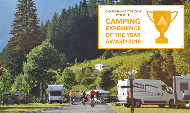 camping of the year award