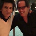 Luiz Pastore en Ronnie Wood