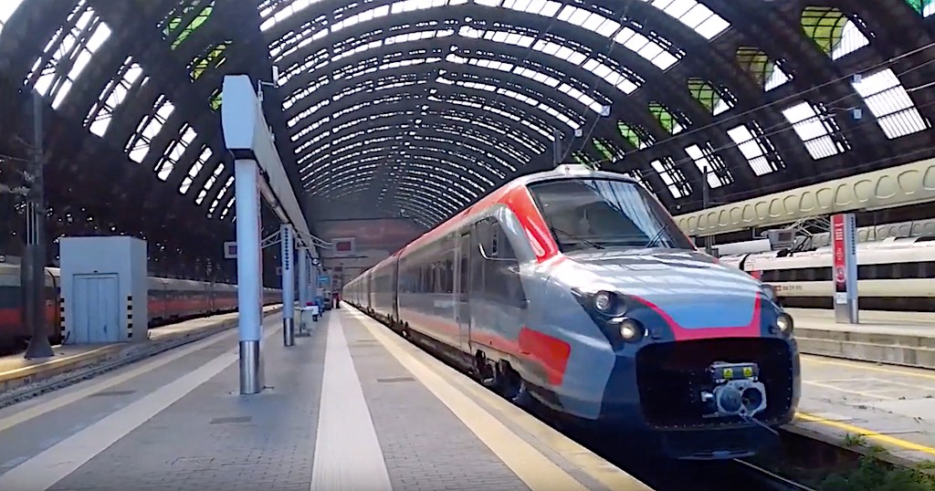 Ex-Fyra op het Milaan Centraal Station