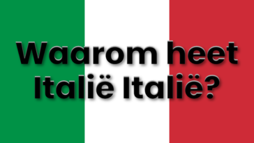 Waarom heet Italië Italië?