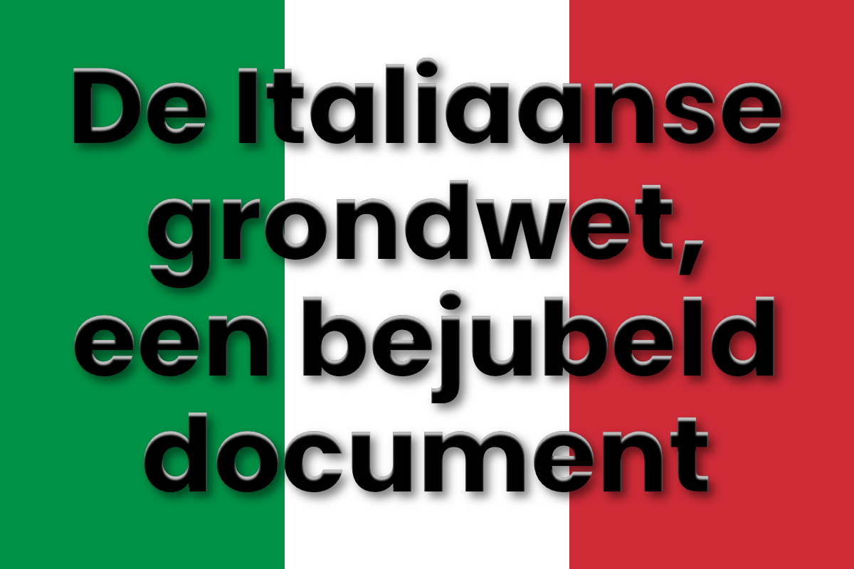 De Italiaanse grondwet