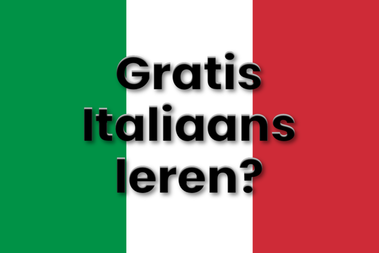 Gratis Italiaans leren - Gratis Italiaanse les - Gratis online cursus Italiaans