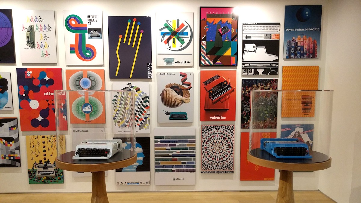 Olivetti in het Design Museum Londen