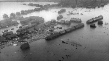 Italianen hielpen bij de Watersnoodramp in 1953