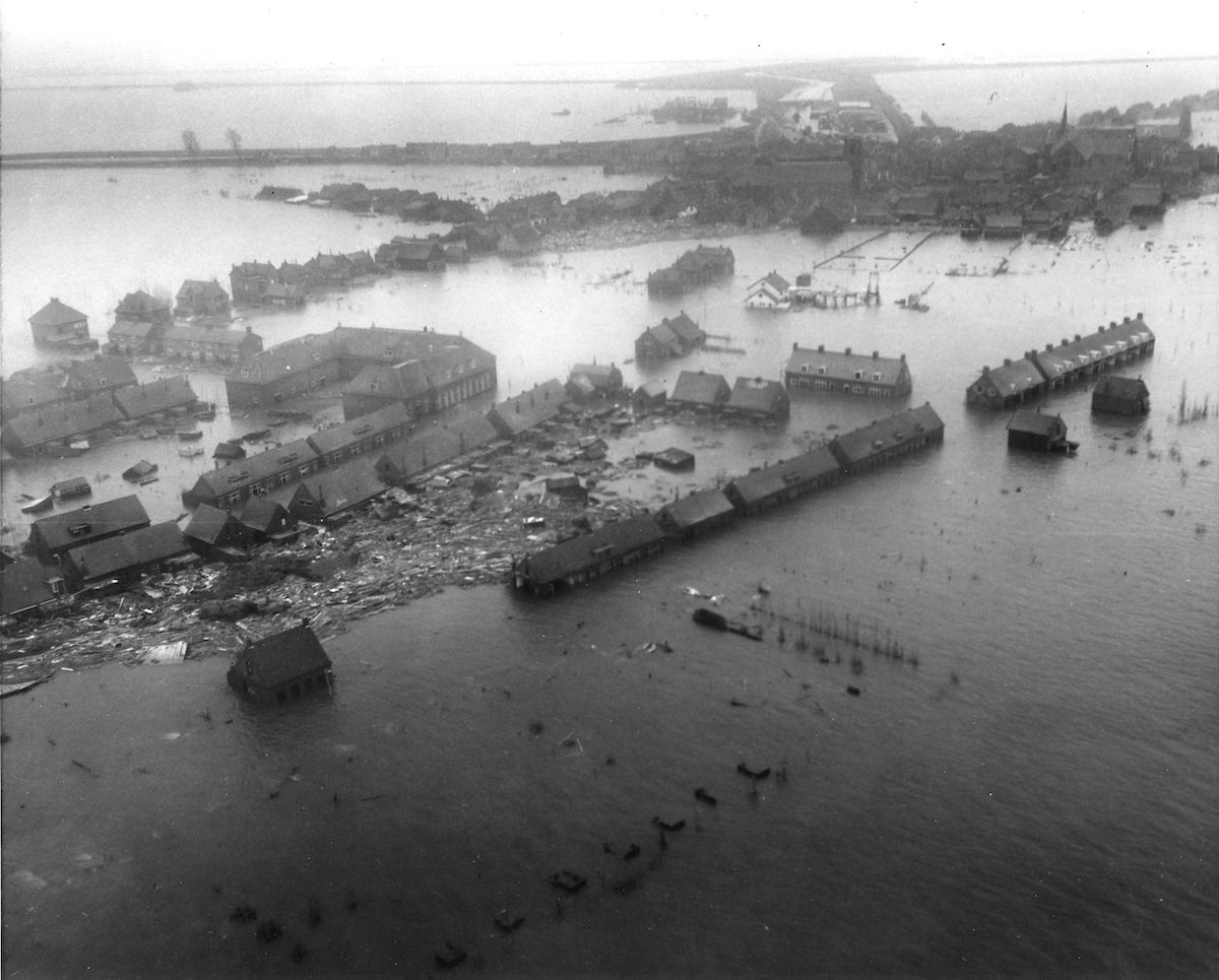Italianen hielpen bij de Watersnoodramp in 1953