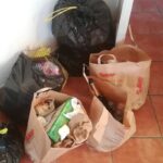 Een deel van de rommel die de Italianen achterlieten