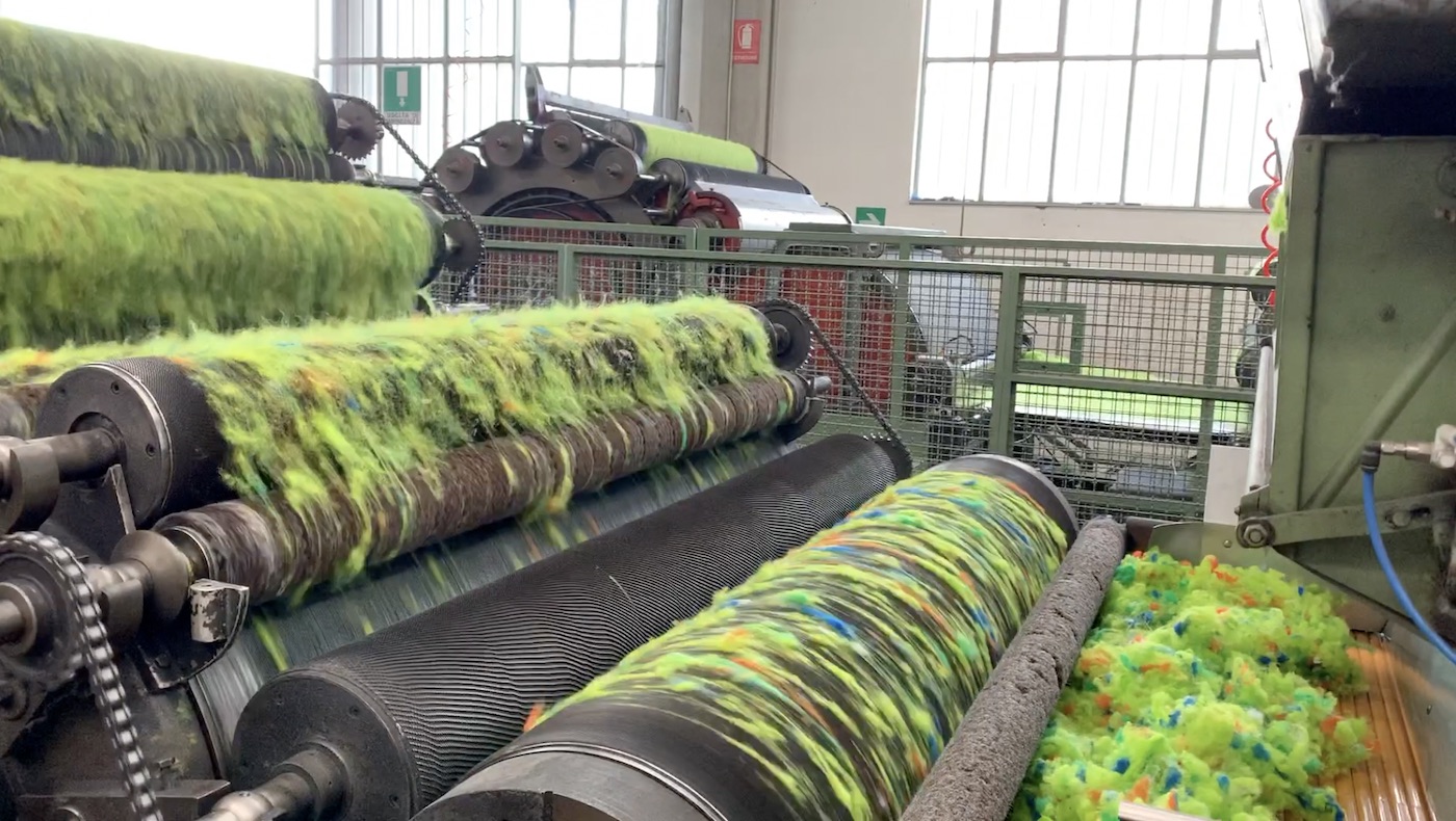 Textielrecycling in Prato