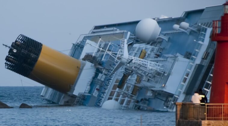 Costa Concordia kapsijst
