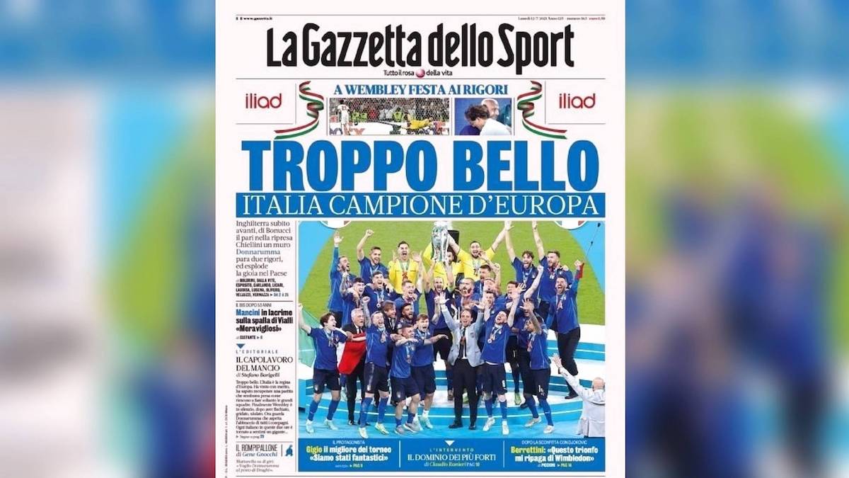 Italia Campione d'Europa