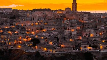 Matera - James Bond Italië - in de avond