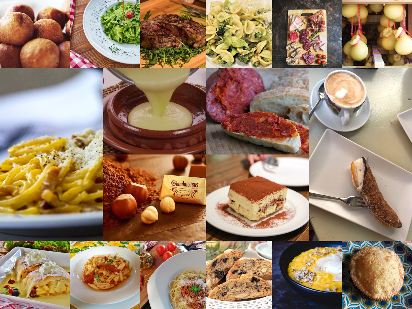 streekgerechten Italië regio's