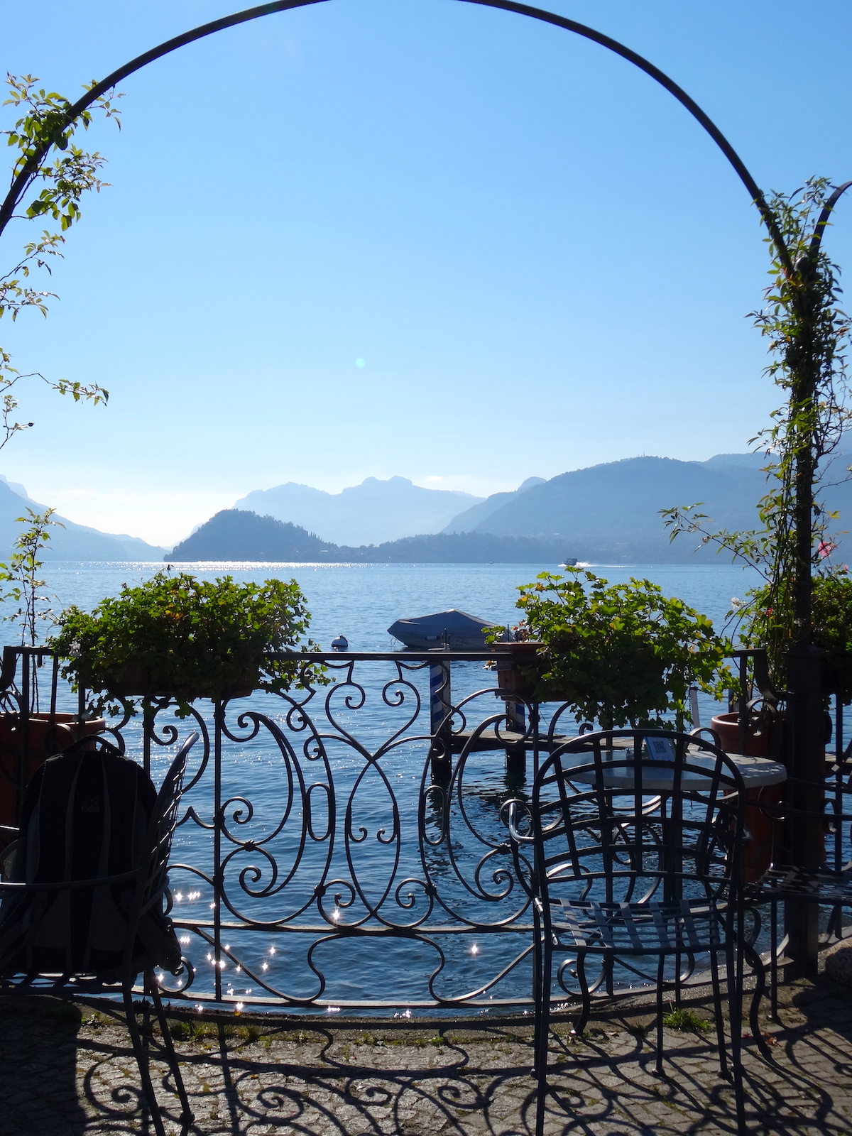 Zicht op het Comomeer