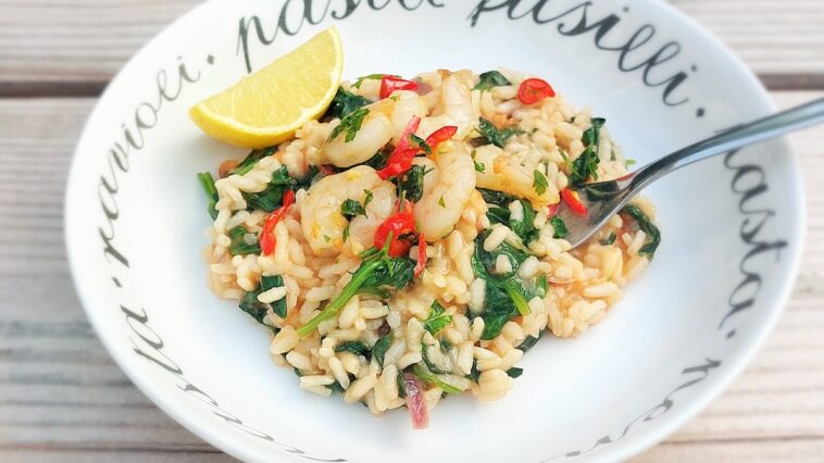 recipe risotto with shrimps