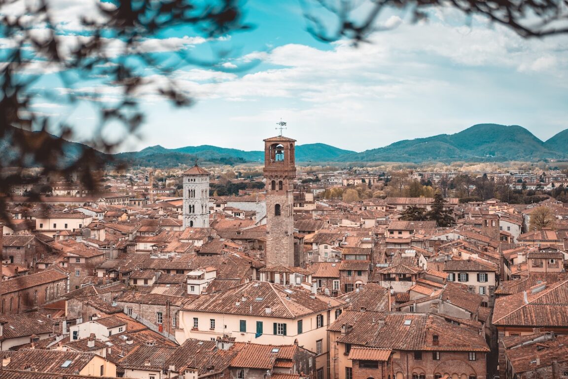 Uitzicht over Lucca