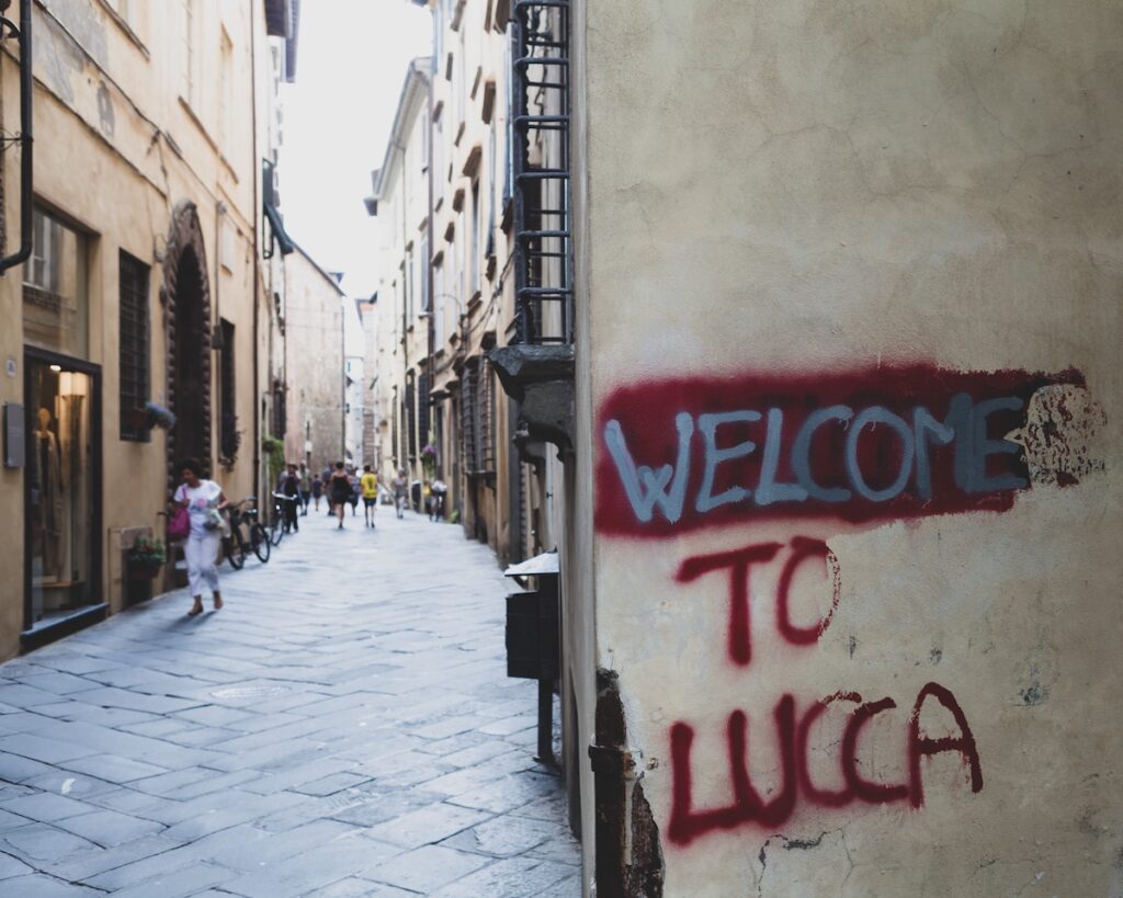 welkom in Lucca