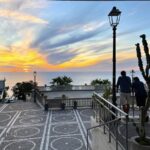 Zonsondergang bij de Calabrese kust - Riviera dei Cedri