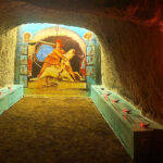 Het nagebootste Mithras-heiligdom in Rome Ondergronds
