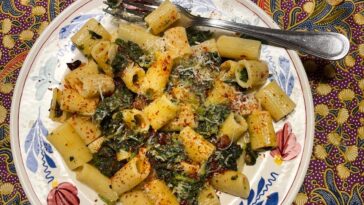 penne met wilde radijs