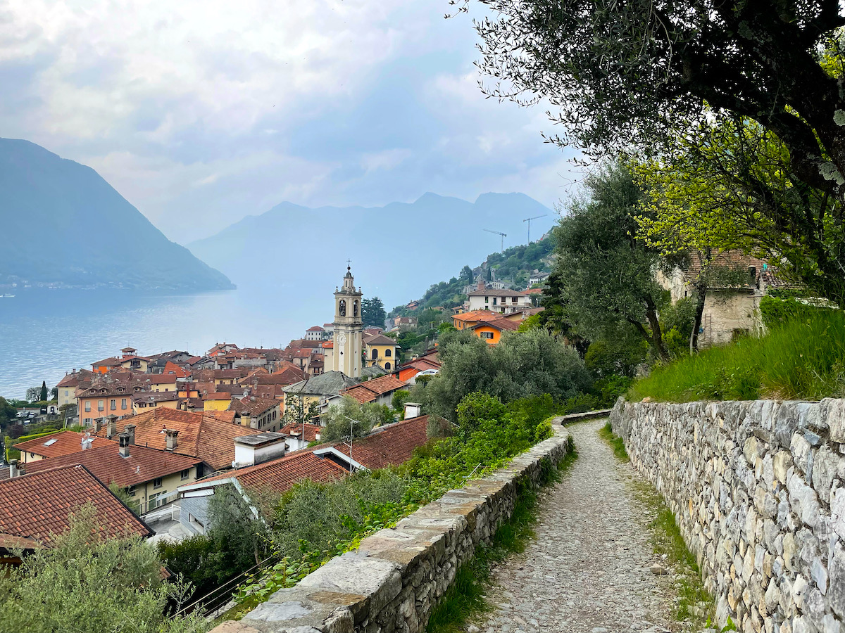 Sala Comacina, een van de dorpen aan de Greenway del Lago di Como