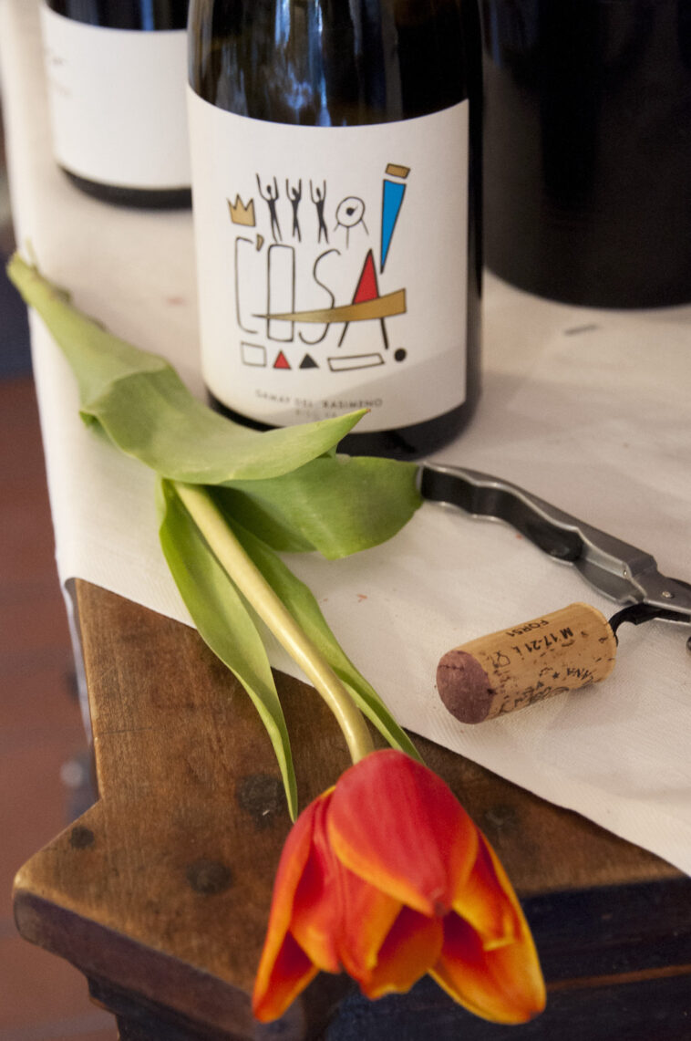 wijn en tulpen