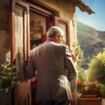 op pad met de Italiaanse makelaar