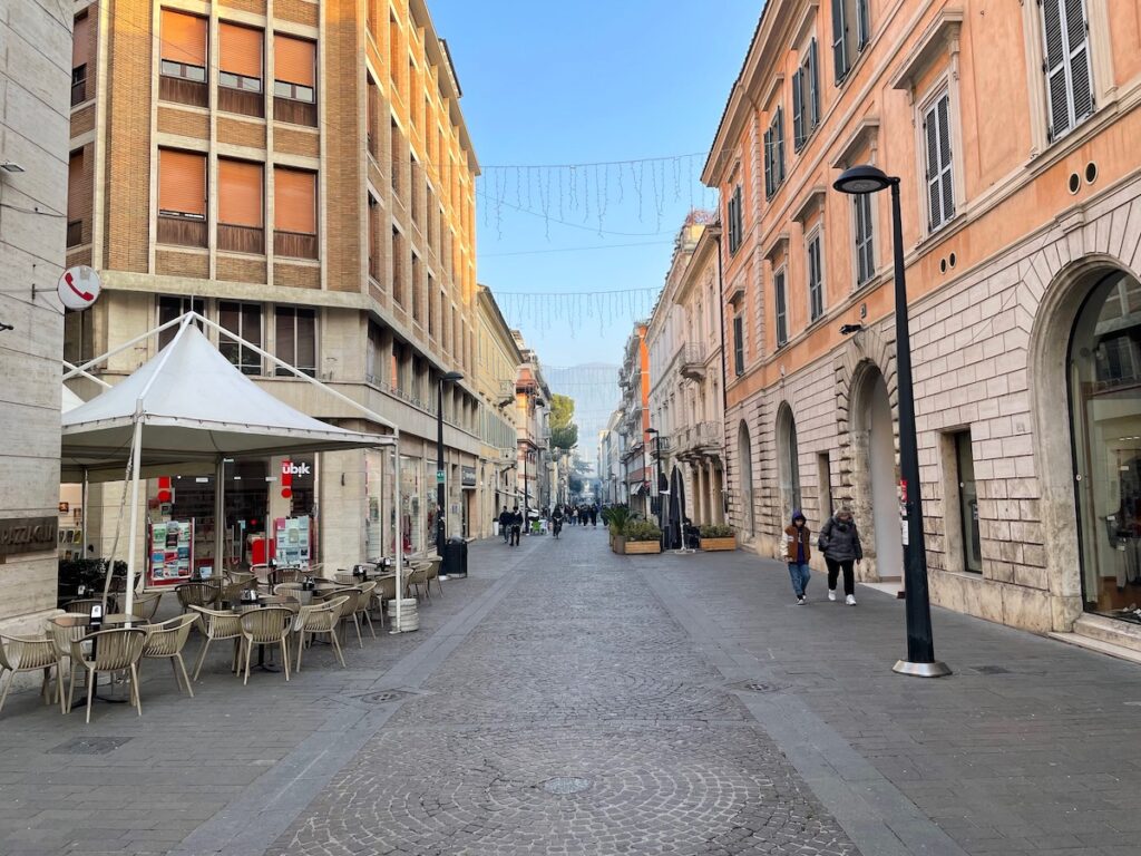 Corso Tacito: de hoofdstraat van Terni