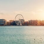 Reuzenrad in de haven van Bari