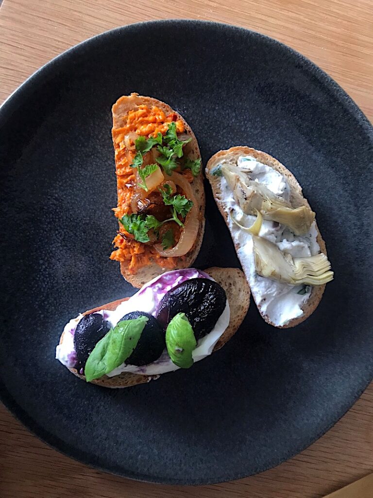 Bruschette-trio: een feestje op je bord!