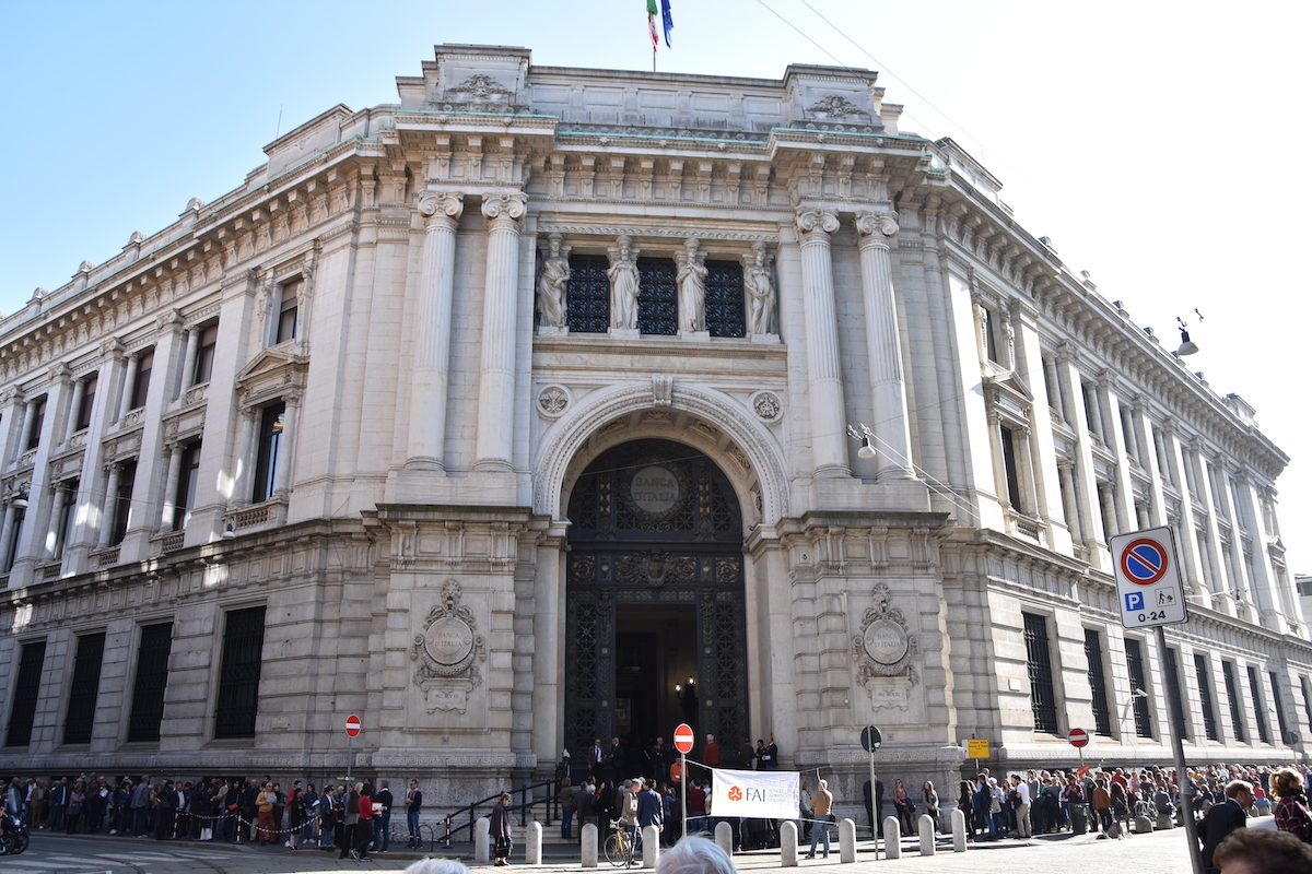 Filiaal van de Banca d'Italia in Milaan