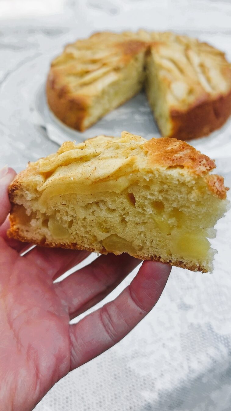 Een heerlijke en luchtige Italiaanse appeltaart zonder boter