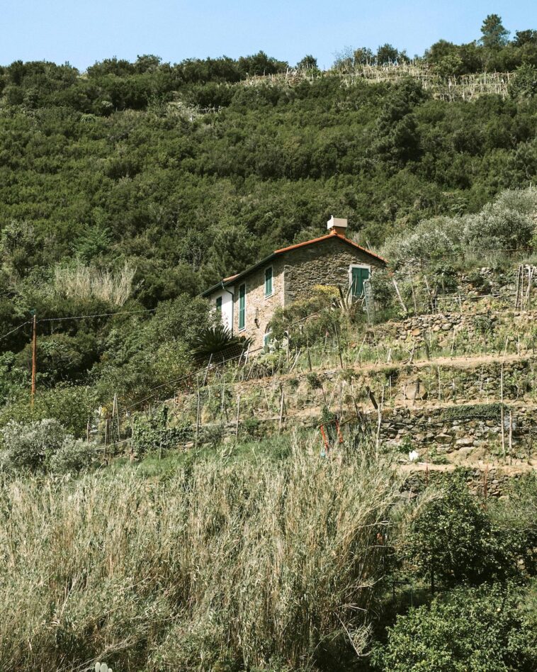 Een huisje op het platteland in Italië