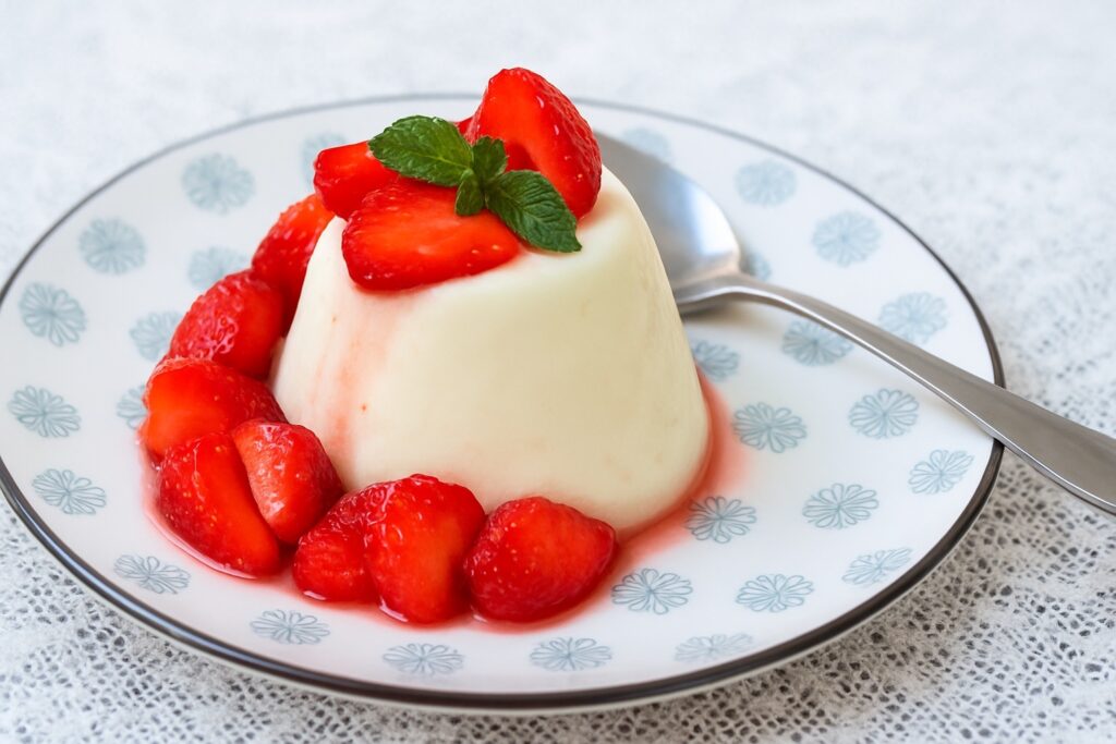 Een lekker en makkelijk Italiaans toetje: pannacotta allo yoghurt