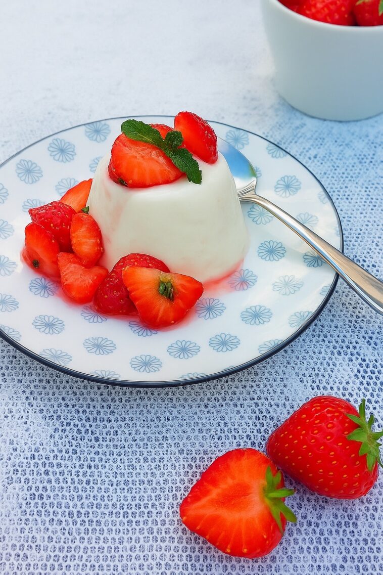 Een lekker en makkelijk Italiaans toetje: pannacotta allo yoghurt