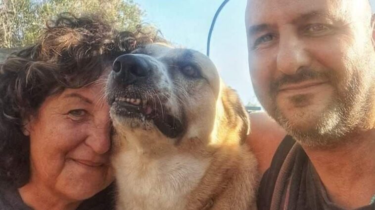 caroline peet in de hak van de laars met haar Italiaanse man