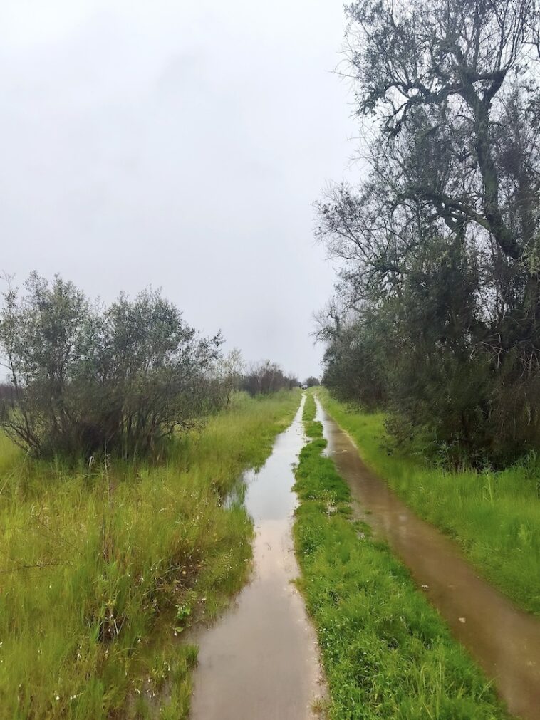Het heeft veel geregend in Zuid-Italië