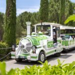 little train at Norcenni holiday park Tuscany