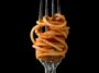 vork met spaghetti, 'una buona forchetta'