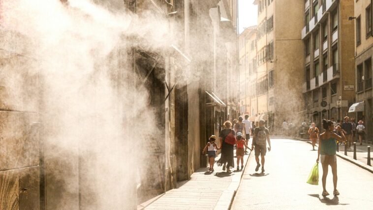 Heet straatje in Florence